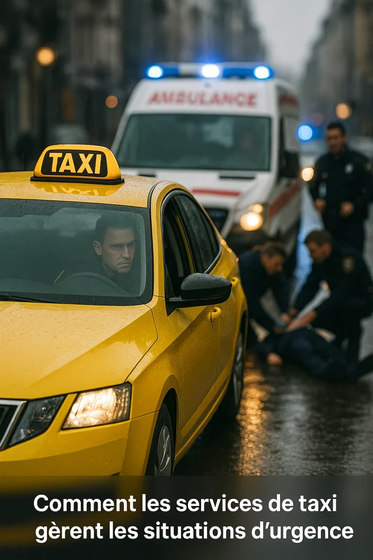 Comment les services de taxi gèrent les situations d'urgence